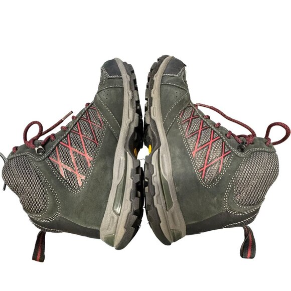 LL Bean Hiking Boots Mens 9 M Gray Suede Gore Tex Vibram Megagrip Sole BDP Trans - Picture 6 of 16